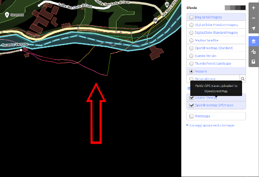 osm gps traces