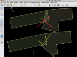 Correcting building overlaps