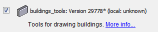 Buildings tools plugin