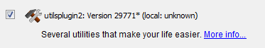 Utilsplugin2 plugin